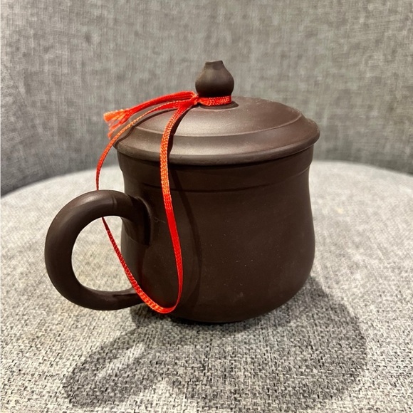 ‼️New‼️Purple Clay Tea Cup and Cover 紫砂茶杯-10oz - Picture 7 of 8